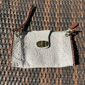 No Brand Name Leather clutch/Wristlet